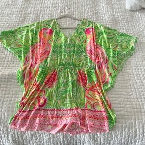 Lilly Pulitzer romper cover up